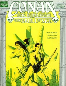 CONAN the Barbarian in The Skull of Set MARVEL GRAPHIC NOVEL 53 (1989) (NEAR ...