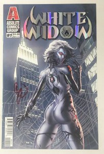 WHITE WIDOW #1A Silver Holofoil Logo signed by Benny Powell w/coa