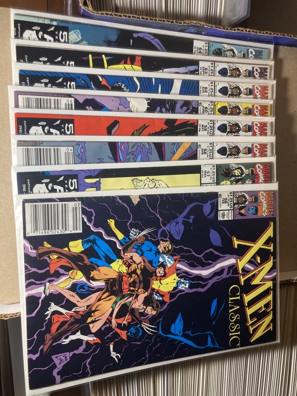 X-Men Classic #56-60 + 62-64 (1991) FN/VF Lot of 8