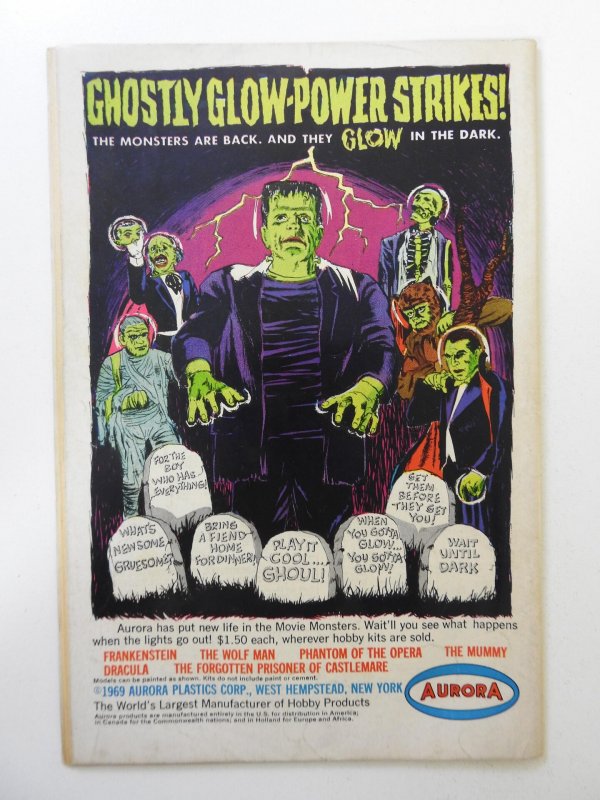 Our Army at War #206 (1969) VG+ Condition! 1/2 in spine split