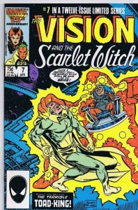 Vision and the Scarlet Witch #7 ORIGINAL Vintage 1986 Marvel Comics Wandavision