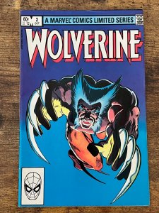 Wolverine #2 (1982). VF+. 1st series. 2 of 4. Miller-c/a(p).