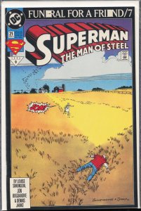 Superman: The Man of Steel #21 Direct Edition (1993) Superman