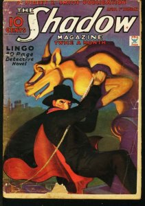 SHADOW 1935 APR 1-STREET AND SMITH PULP-RARE G 