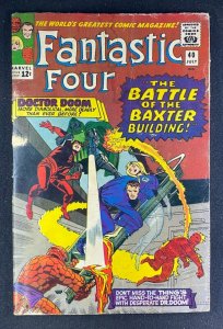 Fantastic Four (1961) #40 GD/VG (3.0) Daredevil Doctor Doom Jack Kirby