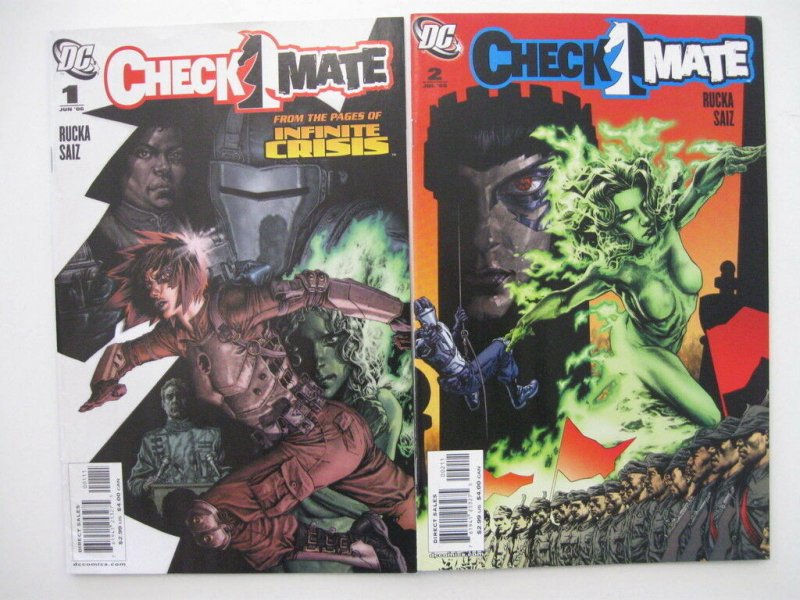 *CHECKMATE LOT 17 Books ('06) Greg Rucka Free Shipping!