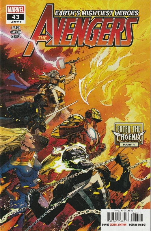 AVENGERS # 43 (2021) ENTER THE PHOENIX PART 4 OF 5