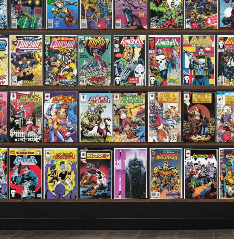 Huge Lot 150+ Comics with Archer & Armstrong, Namor, The Sub Mariner & More!
