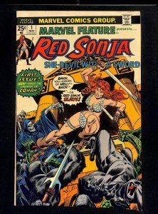 Marvel Feature #1 FN 6.0 Red Sonja!