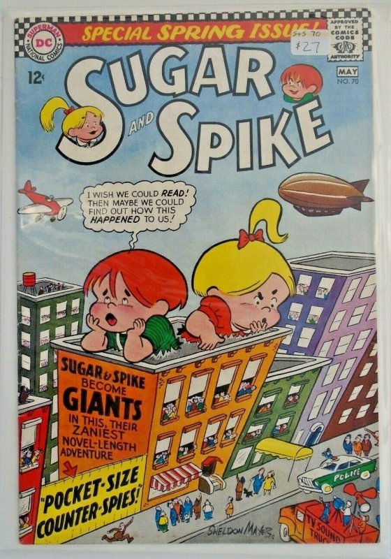 *Sugar & Spike (1956; DC, Sheldon Mayer) #70fn & 73fn- (2 books)