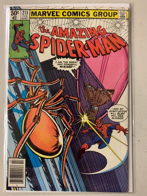 Amazing Spider-Man #213 newsstand 6.0 (1981)