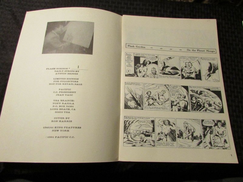 1984 FLASH GORDON Dead or Alive #1 Pacific Comics Club VF- 7.5 Austin Briggs