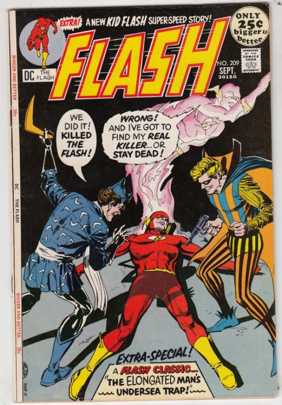 Flash, The #209 (Sep-71) NM- High-Grade Flash