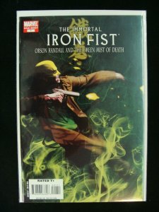 Immortal Iron Fist Orson Randall and The Green Mist of Death One-Shot Marvel