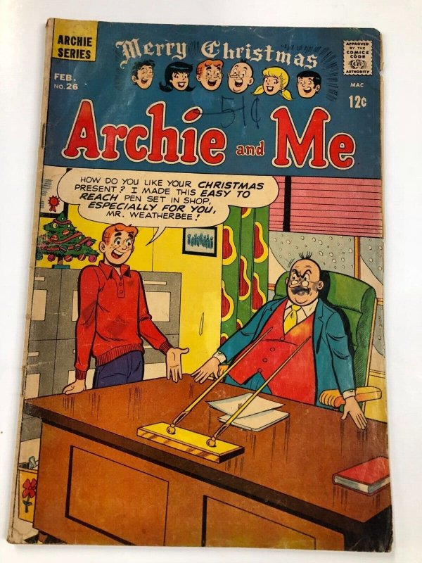 ARCHIE & ME 26  (Feb 1969)  GOOD Christmas issue