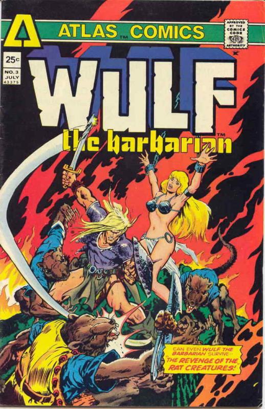 Wulf the Barbarian #3 FN; Atlas | save on shipping - details inside 