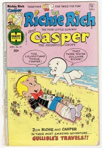 Richie Rich and Casper #17 VINTAGE 1977 Harvey Comics