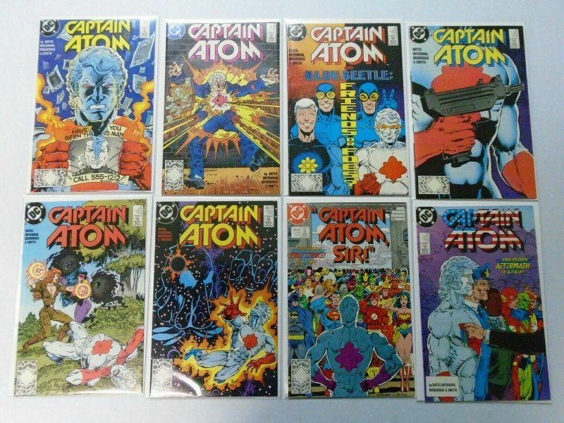 Captain Atom lot from:#2-51 + Annual:#1+2 47 different 8.0 VF (1987-91)