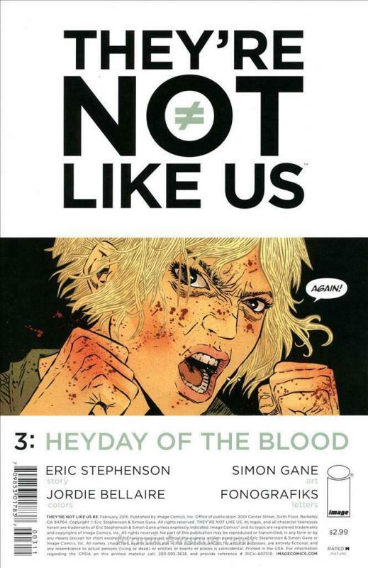 They’re Not Like Us #3 VF/NM; Image | save on shipping - details inside