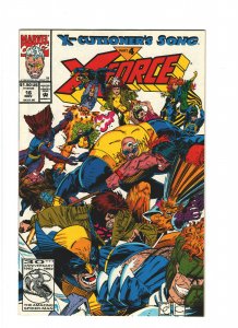 X-Force #16 VF+ 8.5 Marvel Comics 1992 X-Cutioner's Song pt.4 w/o Card