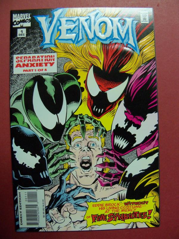 VENOM SEPARATION ANXIETY #1 ( 9.2 Or Better)1994 EMBOSSED COVER MARVEL