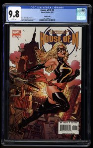 House Of M #2 CGC NM/M 9.8 White Pages 1:10 Dodson Variant