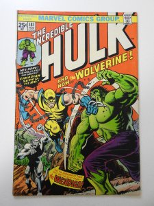 Incredible Hulk #181 (1974) VG Condition MVS intact! 1st Full App of Wolverine!