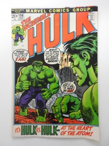 The Incredible Hulk #156 (1972) Hulk vs Hulk! Sharp Fine+ Condition!