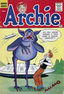 Archie #123 FAIR ; Archie | low grade comic November 1961 Aliens Cover