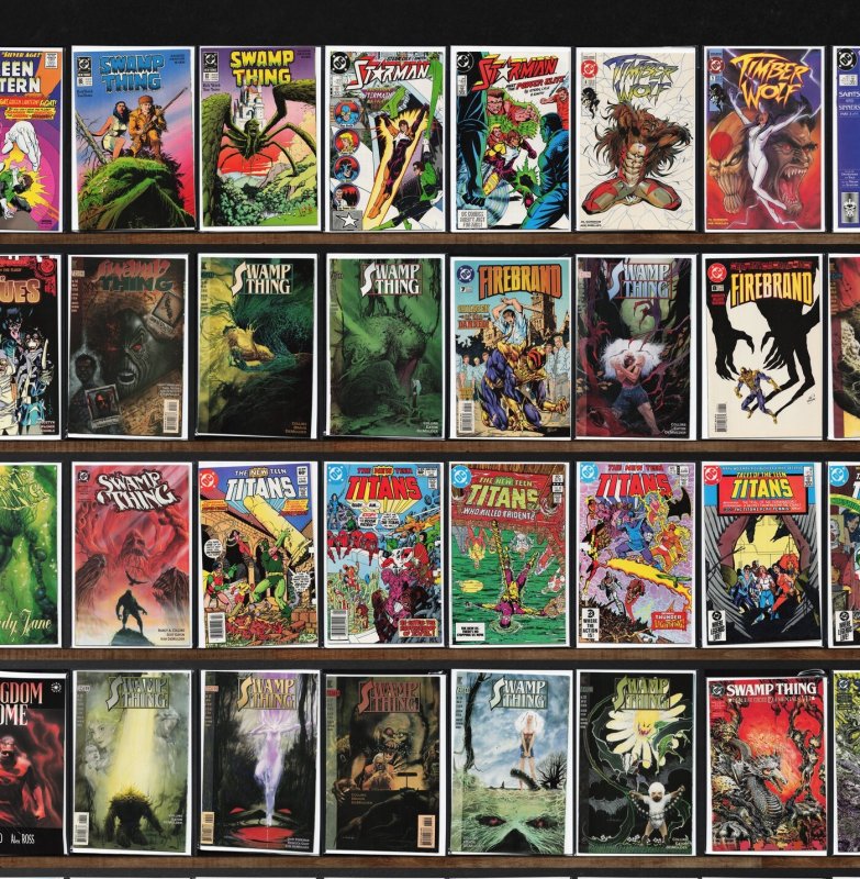 Huge Lot 150+ Comics with Swamp Thing, Vigilante, Starman, Firebrand & More!