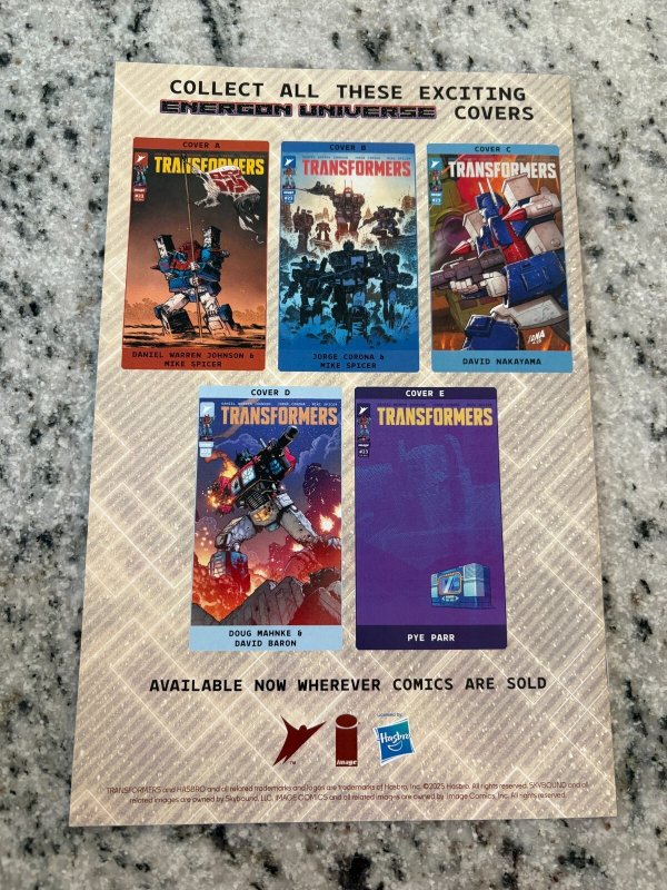 Transformers # 23 NM 1st Print Image Skybound Comic Book Variant Cover 13 J436