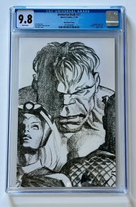 INCREDIBLE HULK #37 ALEX ROSS SKETCH VARIANT 9.8 CGC