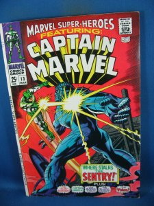 MARVEL SUPER HEROES 13 F- FIRST MS MARVEL HOT KEY 1967