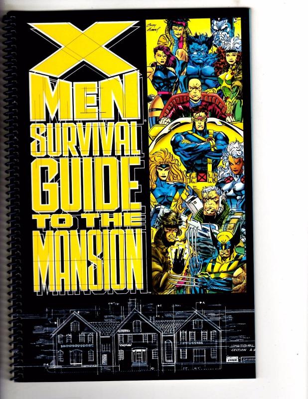 3 X-Men Marvel Comics Rarities #1 Survival Guide To The Mansion X-Nation 99 J203
