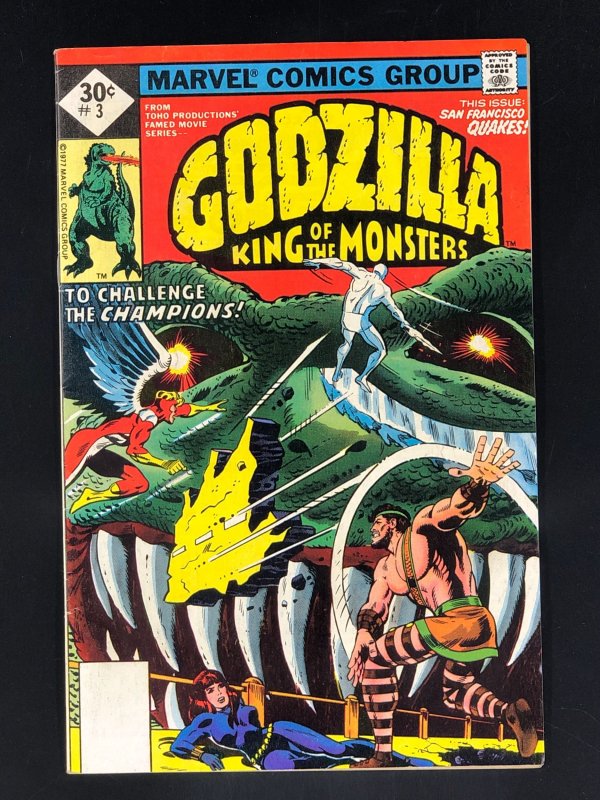 Godzilla #3 (1977) Battle of Godzilla vs the Champions
