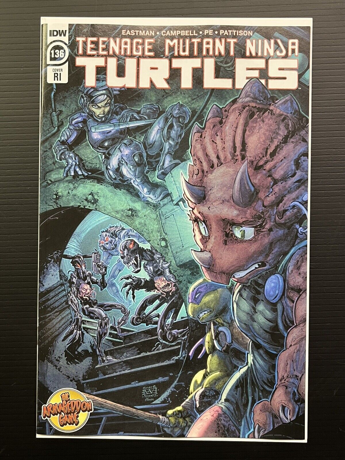 Teenage Mutant Ninja Turtles Tmnt Ongoing 136 110 Freddie Williams Iii Proship Comic Books 