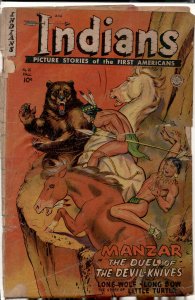 Indians #15 (1952) Manzar the White Indian