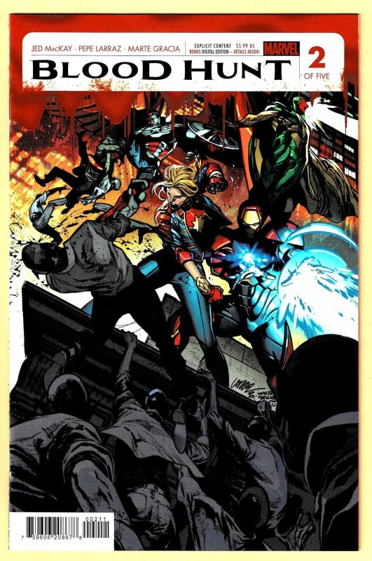 COMPLETE SERIES: BLOOD HUNT #1 - 5 (2024) NM+ (9.6) Red Bands & 1:10 Incentive!