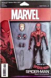 WHAT IF SPIDER-MAN Comic 19  Flash Thompson Action Figure Variant Cover B Marvel