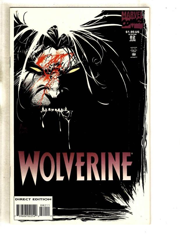 Lot Of 10 Wolverine Marvel Comic Books # 82 83 84 85 86 87 88 89 90 91 DB7