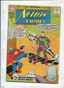 ACTION COMICS #278 (5.0) THE SUPERPOWERS OF PERRY WHITE 1961