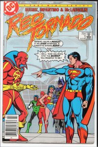 Red Tornado #1 Newsstand Edition (1985) Red Tornado