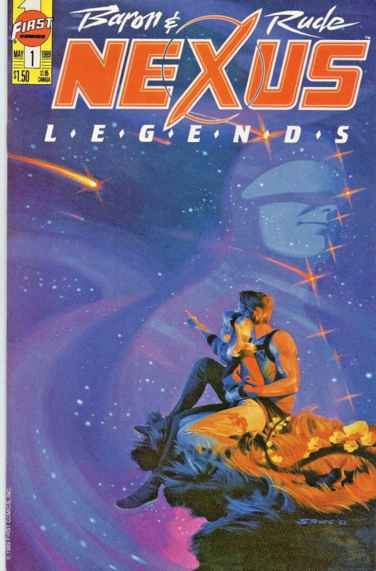 NEXUS LEGENDS #1, VF, Steve Rude, Mike Baron, First, 1989 more Indies in store