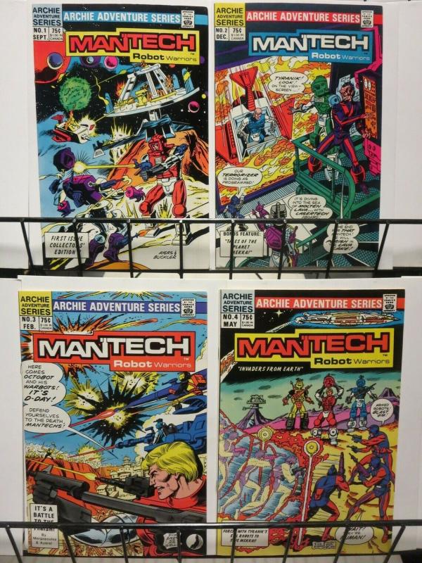 MANTECH ROBOT WARRIORS 1-4  ARCHIE's 'TRANSFORMERS' !?!