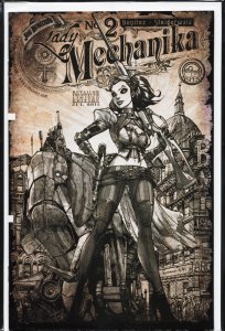 Lady Mechanika #2 Garza Sketch Cover (2011)