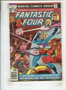FANTASTIC FOUR #195 (8.0) NEWSSTAND!! 1978