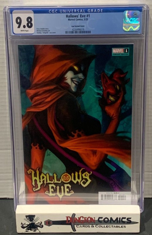 Hallows Eve # 1 CGC 9.8 Stanley Lau Artgerm Variant Cover [GC28]