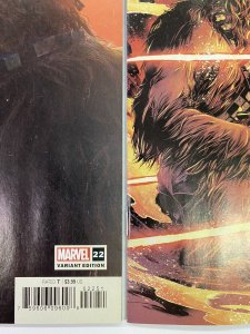 Star Wars #22 CVR A + 1:25 Rahzzah Variant Marvel Comics 2022 IN-HAND SHIPS NOW!
