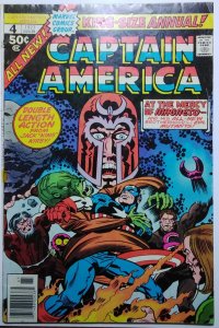 Captain America Annual #4 (1977) Magneto Jack Kirby