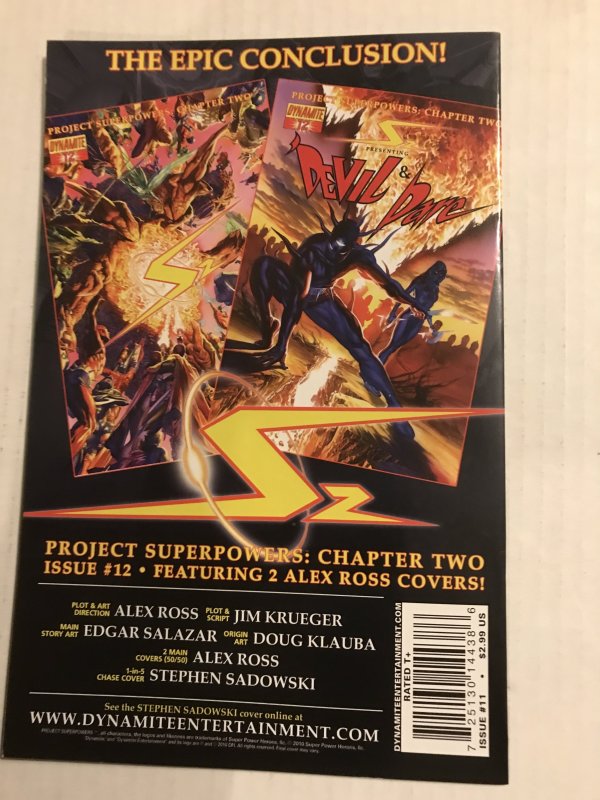Project Superpowers: Chapter Two #11 : Dynamite 2009 NM-; SZ, Alex Ross cv.